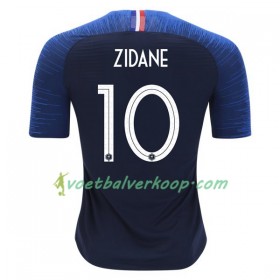Frankrijk Zidane 10 Thuisshirt WK voetbal 2018